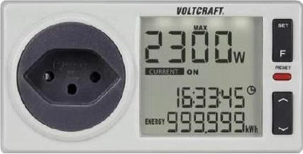 Messgerät zur Feststellung des Stromverbrauchs von Haushaltgeräten
